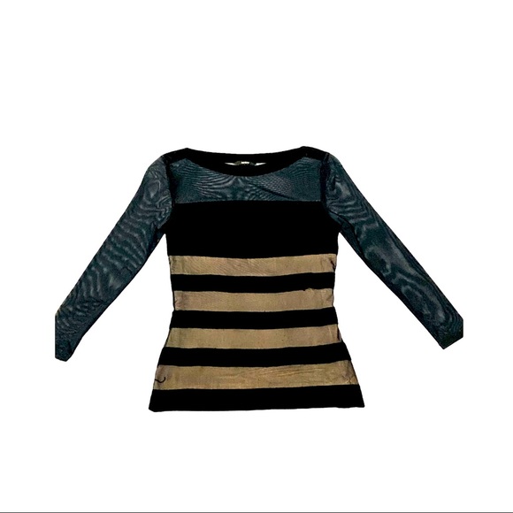 GUESS | sheer blouse size M - Picture 1 of 12